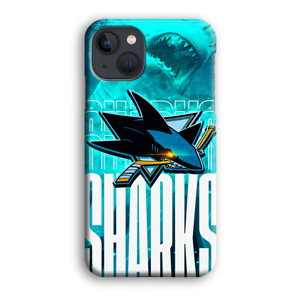 San Jose Sharks Word Of Team iPhone 13 Case