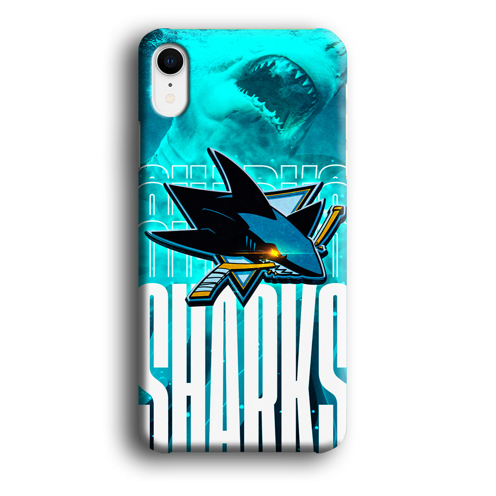 San Jose Sharks Word Of Team iPhone XR Case