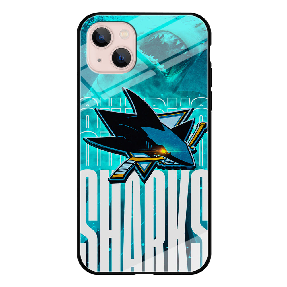 San Jose Sharks Word Of Team iPhone 13 Case