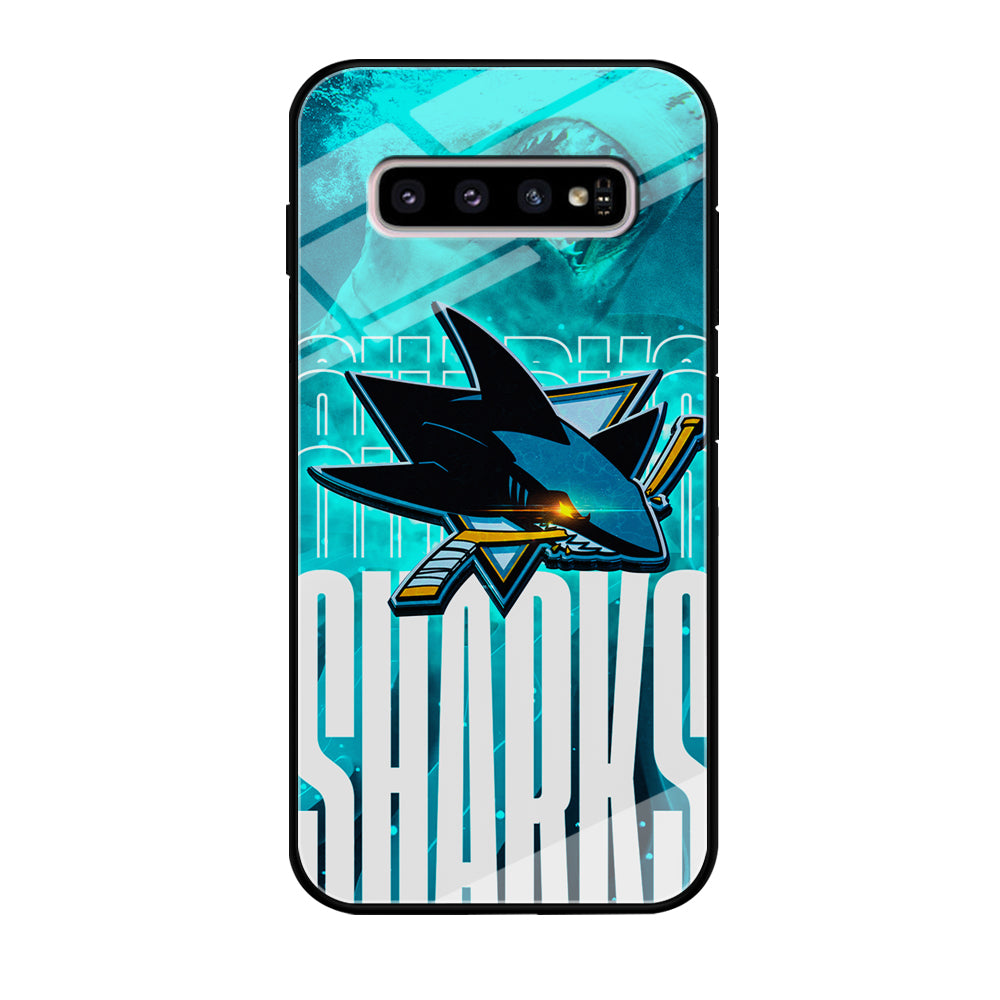 San Jose Sharks Word Of Team Samsung Galaxy S10 Plus Case