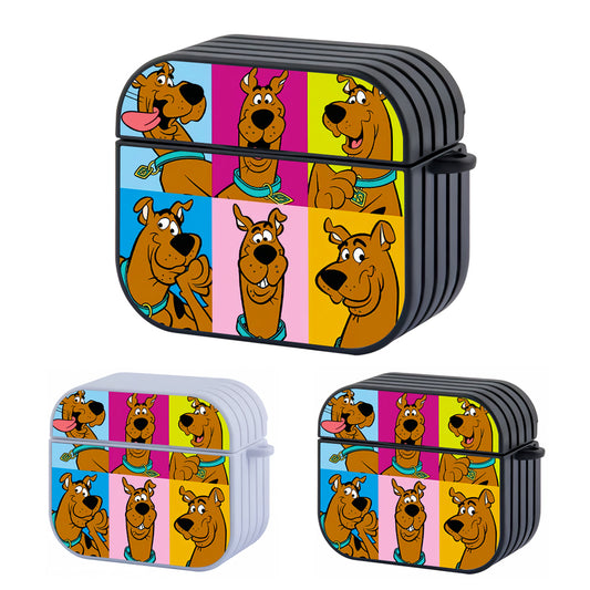 Scooby Doo All Kinds of Expressions Hard Plastic Case Cover For Apple Airpods 3