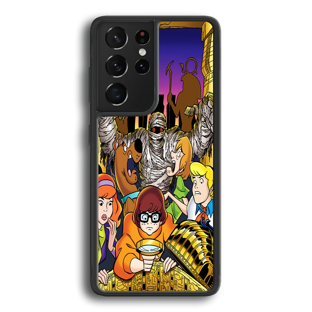 Scooby Doo Mummy Scares Poster Samsung Galaxy S22 Ultra Case - Ezzystore