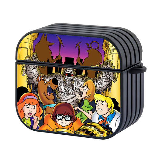 Scooby Doo Team In Action Hard Plastic Case Cover For Apple Airpods 4 - Ezzystore