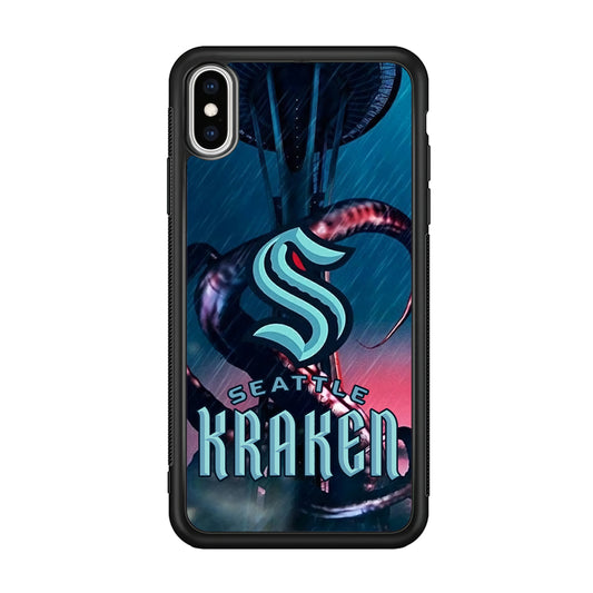 Seattle Kraken Mascot Of Team iPhone XS Case