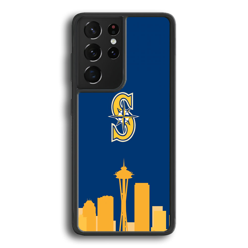 Seattle Mariners MLB Team Samsung Galaxy S23 Ultra Case - Ezzystore