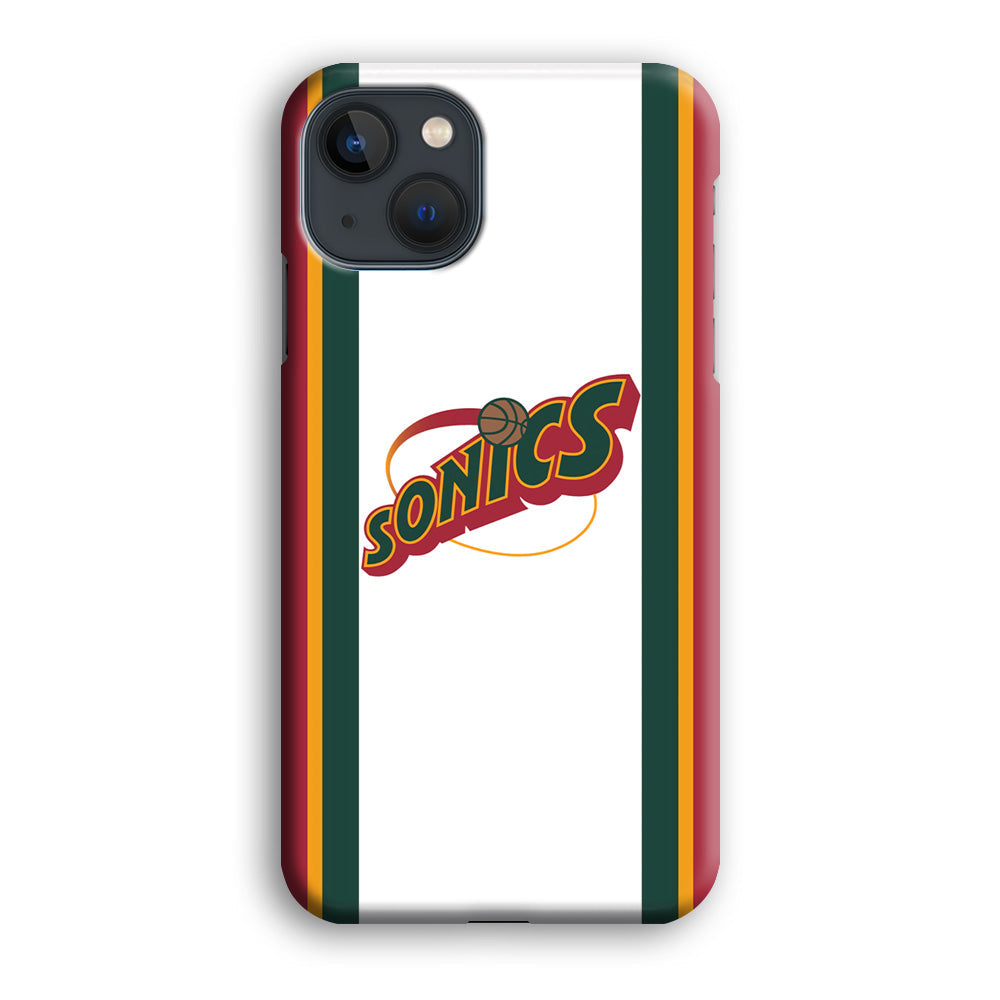 Seattle Supersonics NBA Team iPhone 15 Case