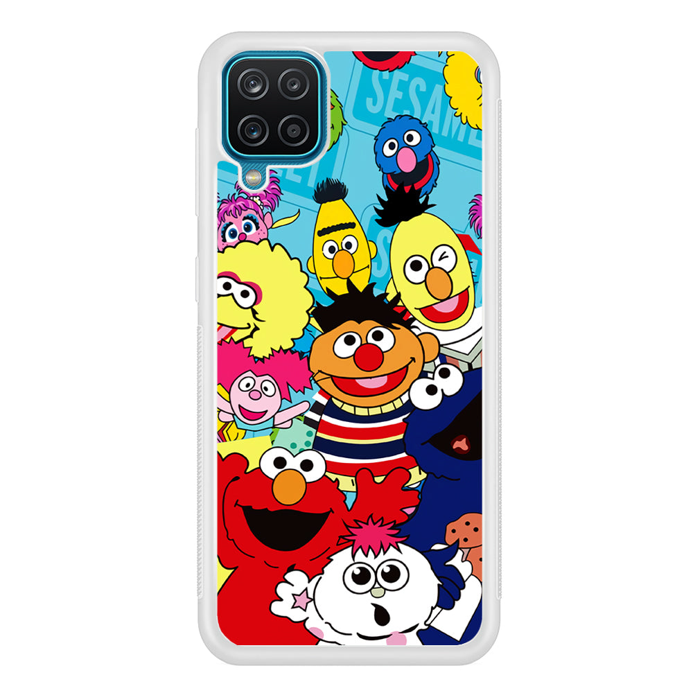 Sesame Street Family Character Samsung Galaxy A12 Case