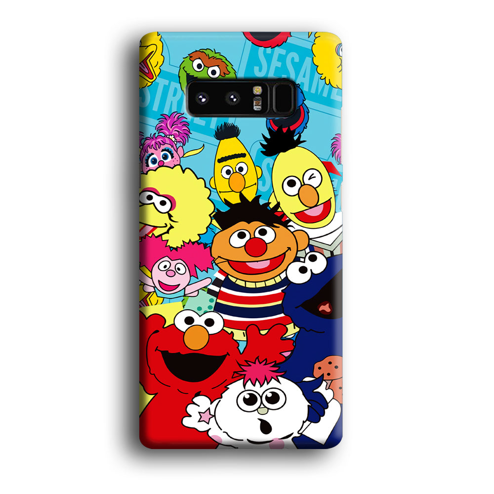 Sesame Street Family Character Samsung Galaxy Note 8 Case