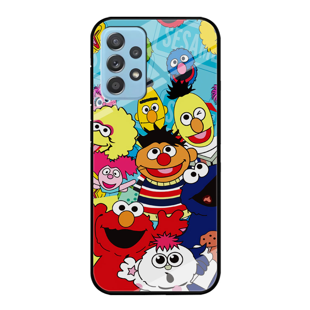 Sesame Street Family Character Samsung Galaxy A72 Case