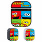 Sesame Street Four Character Hard Plastic Case Cover For Apple Airpods