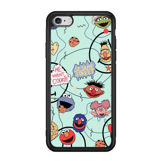 Sesame Street Word And Emoticon iPhone 6 Plus | 6s Plus Case