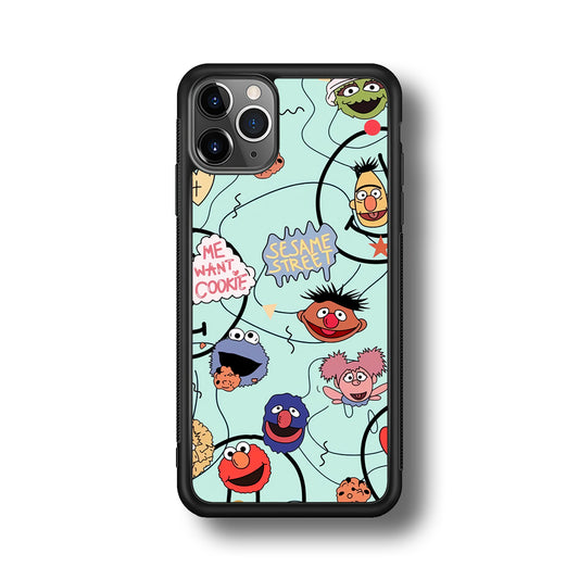 Sesame Street Word And Emoticon iPhone 11 Pro Case