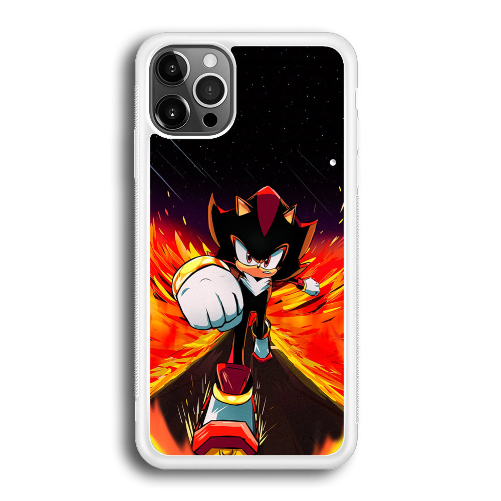 Shadow The Hedgehog Sonic Flame iPhone 12 Pro Case