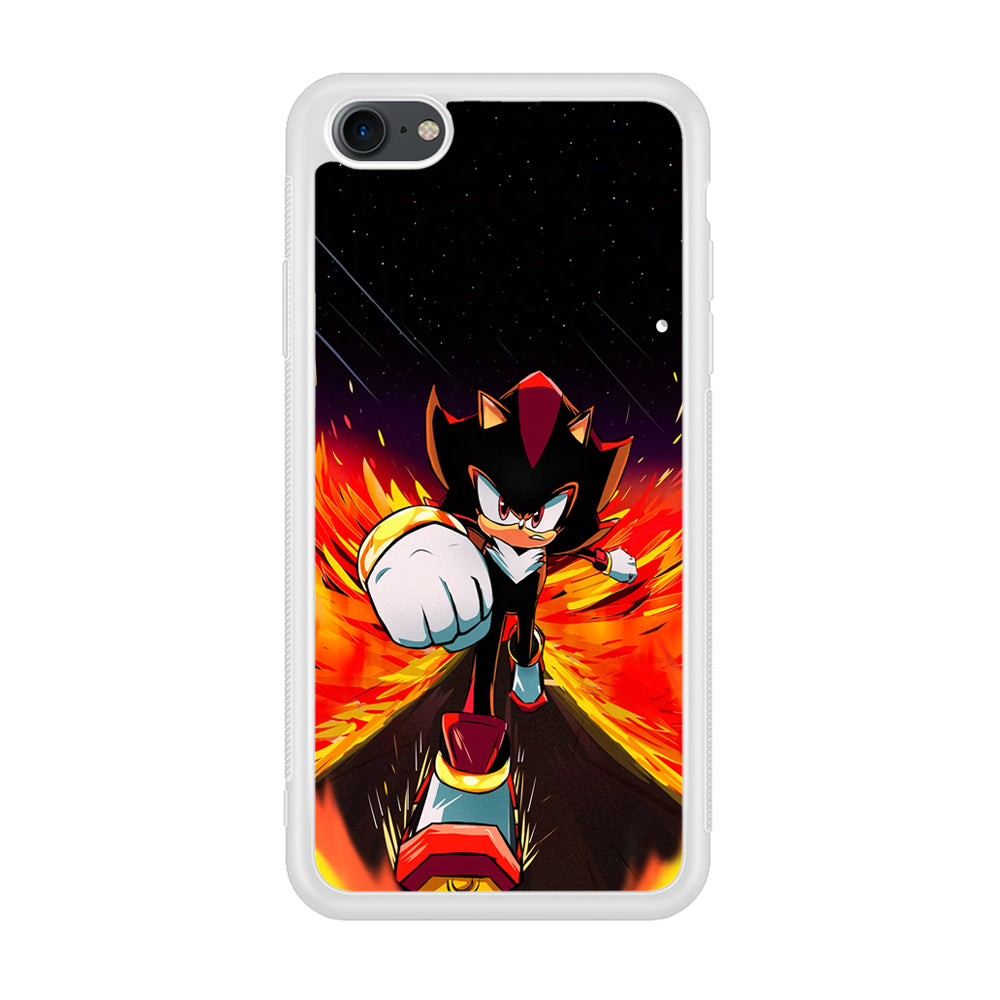 Shadow The Hedgehog Sonic Flame iPhone 8 Case