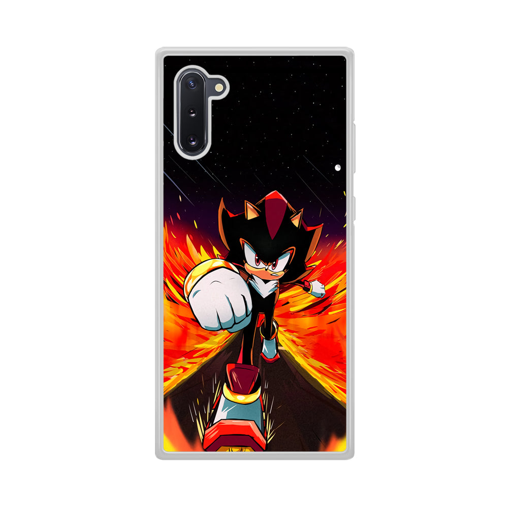 Shadow The Hedgehog Sonic Flame Samsung Galaxy Note 10 Case