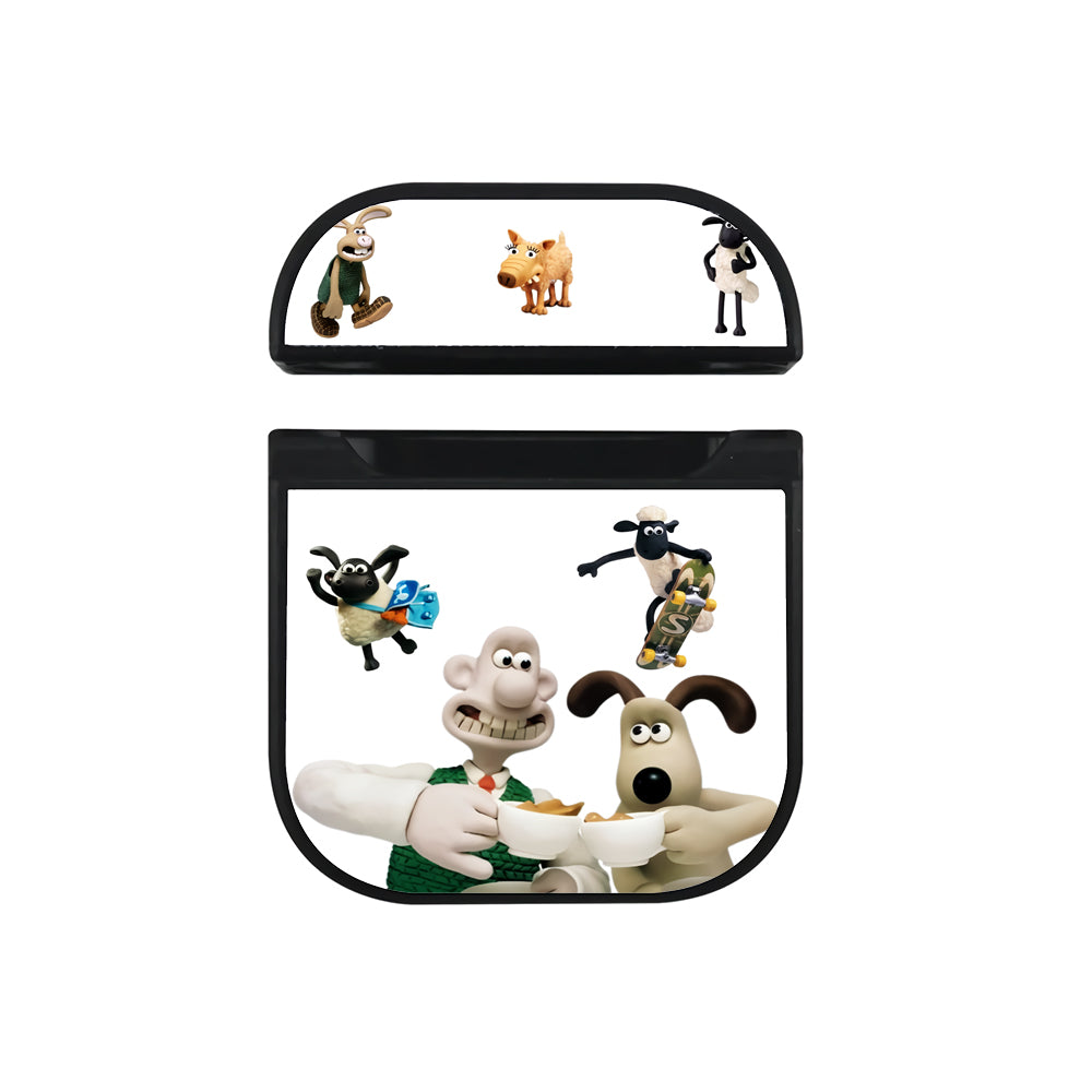 Shaun The Sheep Enjoy Momment Hard Plastic Case Cover For Apple Airpods