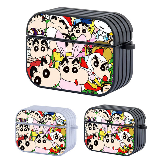 Shinchan Doodle Cosplay Hard Plastic Case Cover For Apple Airpods Pro