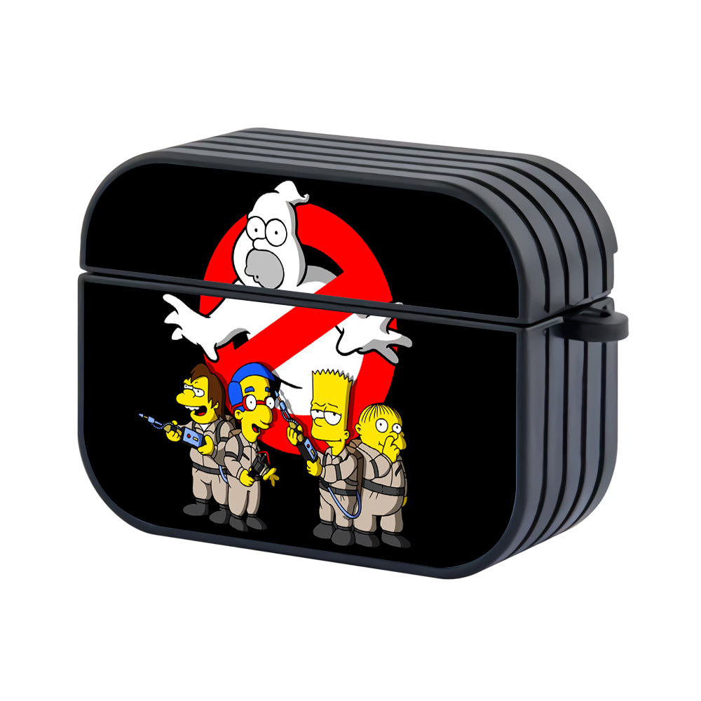 Simpson Ghost Buster Style Hard Plastic Case Cover For Apple Airpods Pro