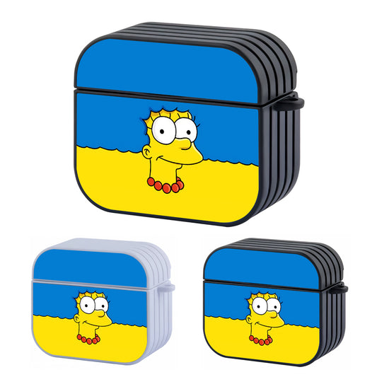 Simpson Marge Hair Hard Plastic Case Cover For Apple Airpods 3