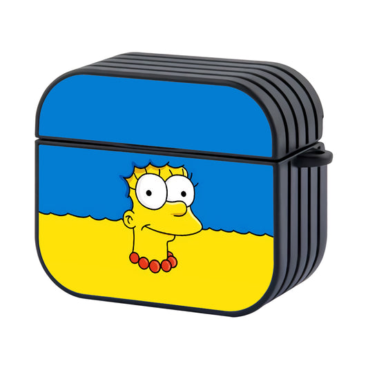 Simpson Marge Hair Hard Plastic Case Cover For Apple Airpods 3 - Ezzystore
