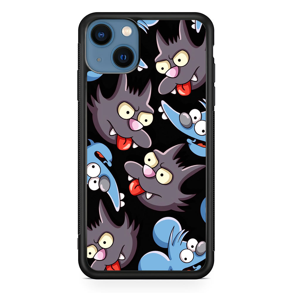 Simpson Snowball Cat iPhone 15 Plus Case