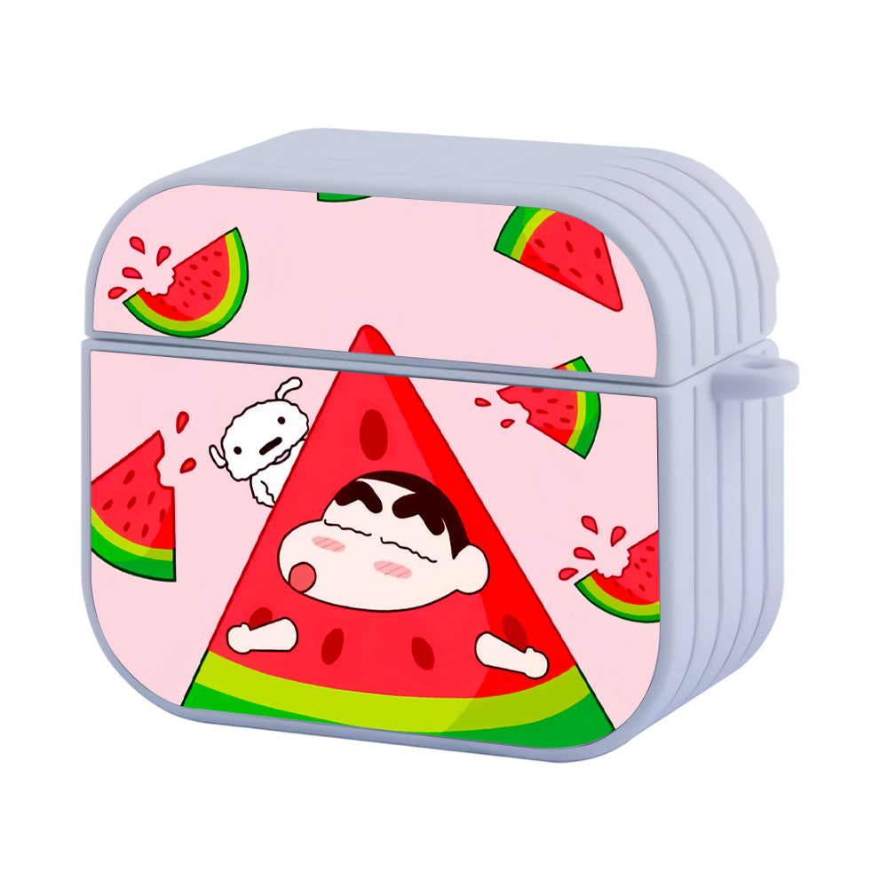 Sinchan Watermelon Cosplay Hard Plastic Case Cover For Apple Airpods 3