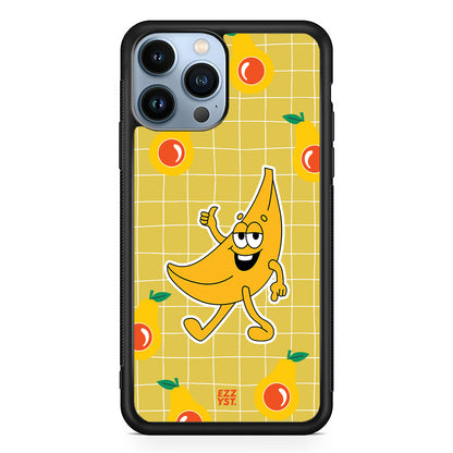 Smiling Nature Healthy Bananas Magsafe iPhone Case