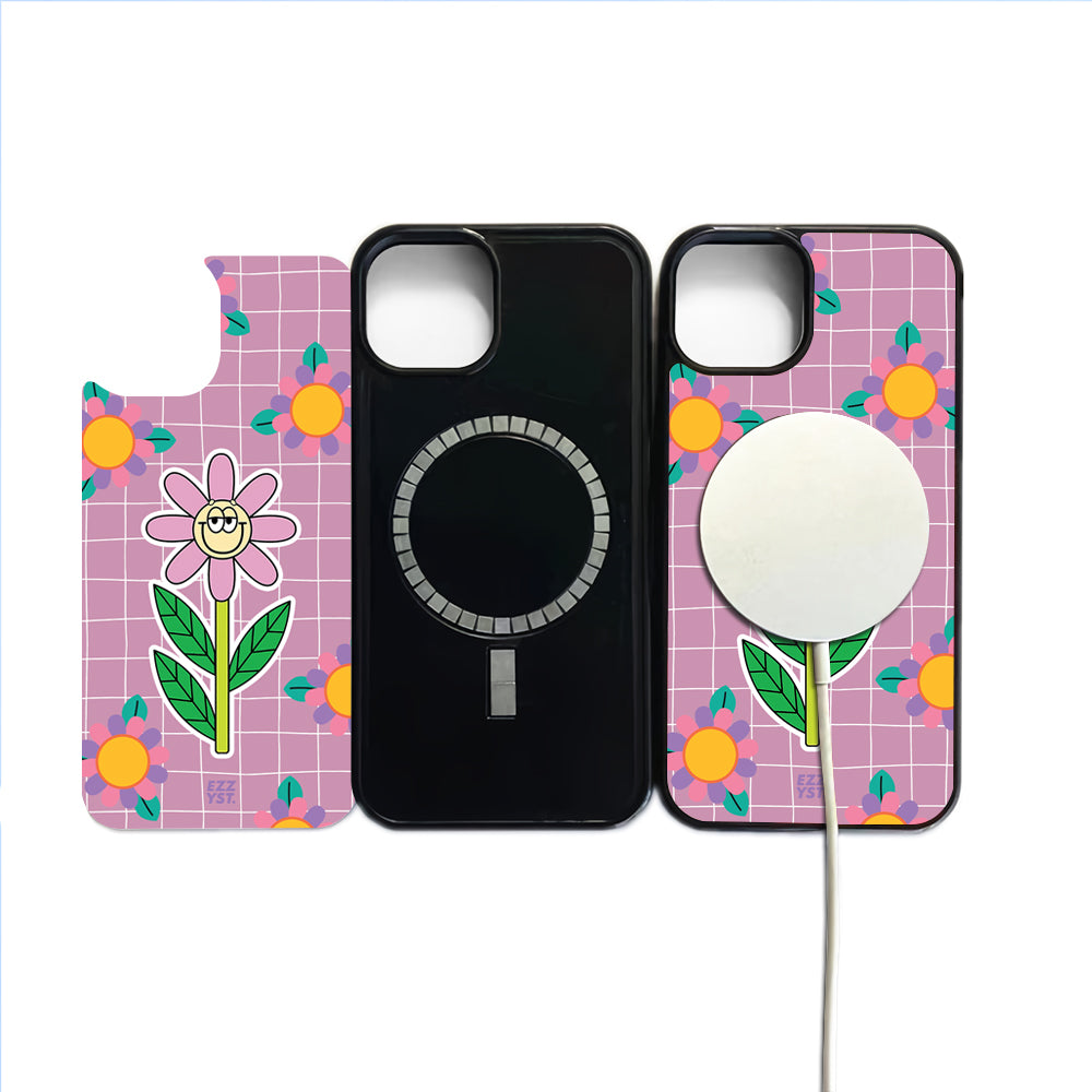 Smiling Nature Spring Flowers Magsafe iPhone Case