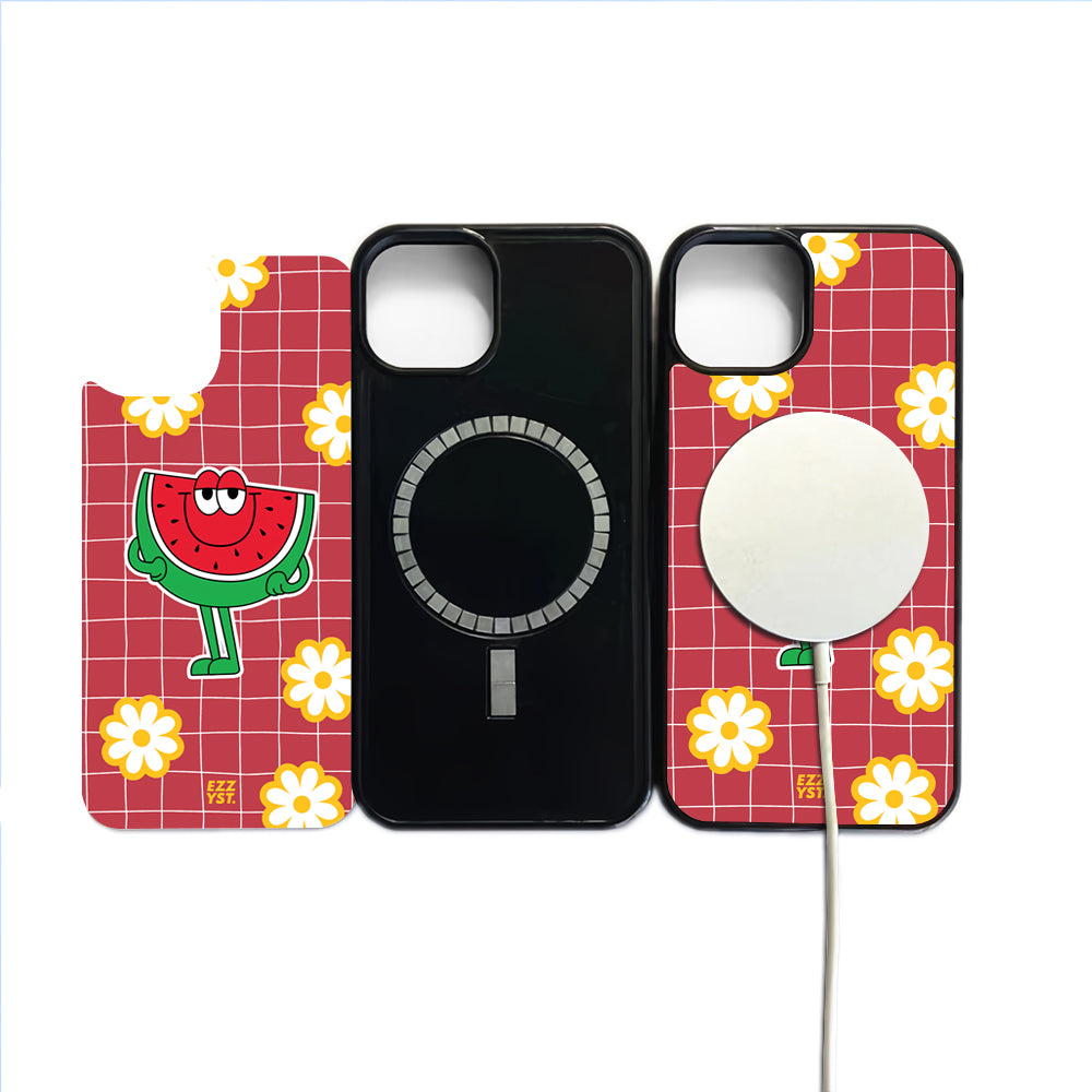 Smiling Nature Sweet and Fresh Watermelon Magsafe iPhone Case