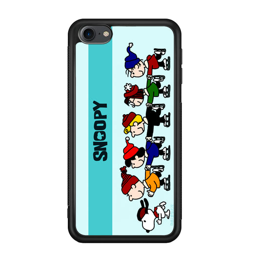 Snoopy And Friends Ice Skating Moments iPod Touch 6 Case
