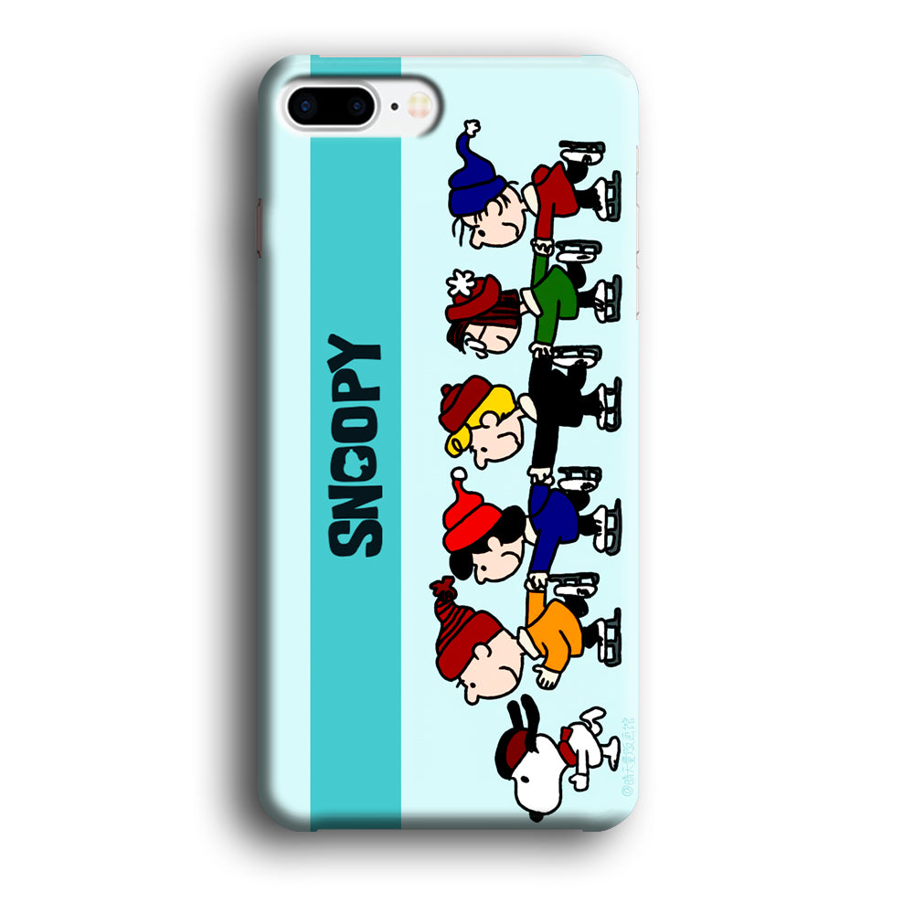 Snoopy And Friends Ice Skating Moments iPhone 7 Plus Case