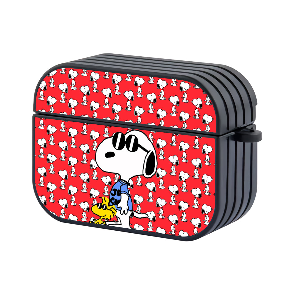 Snoopy And Woodstock Cool Hard Plastic Case Cover For Apple Airpods Pro