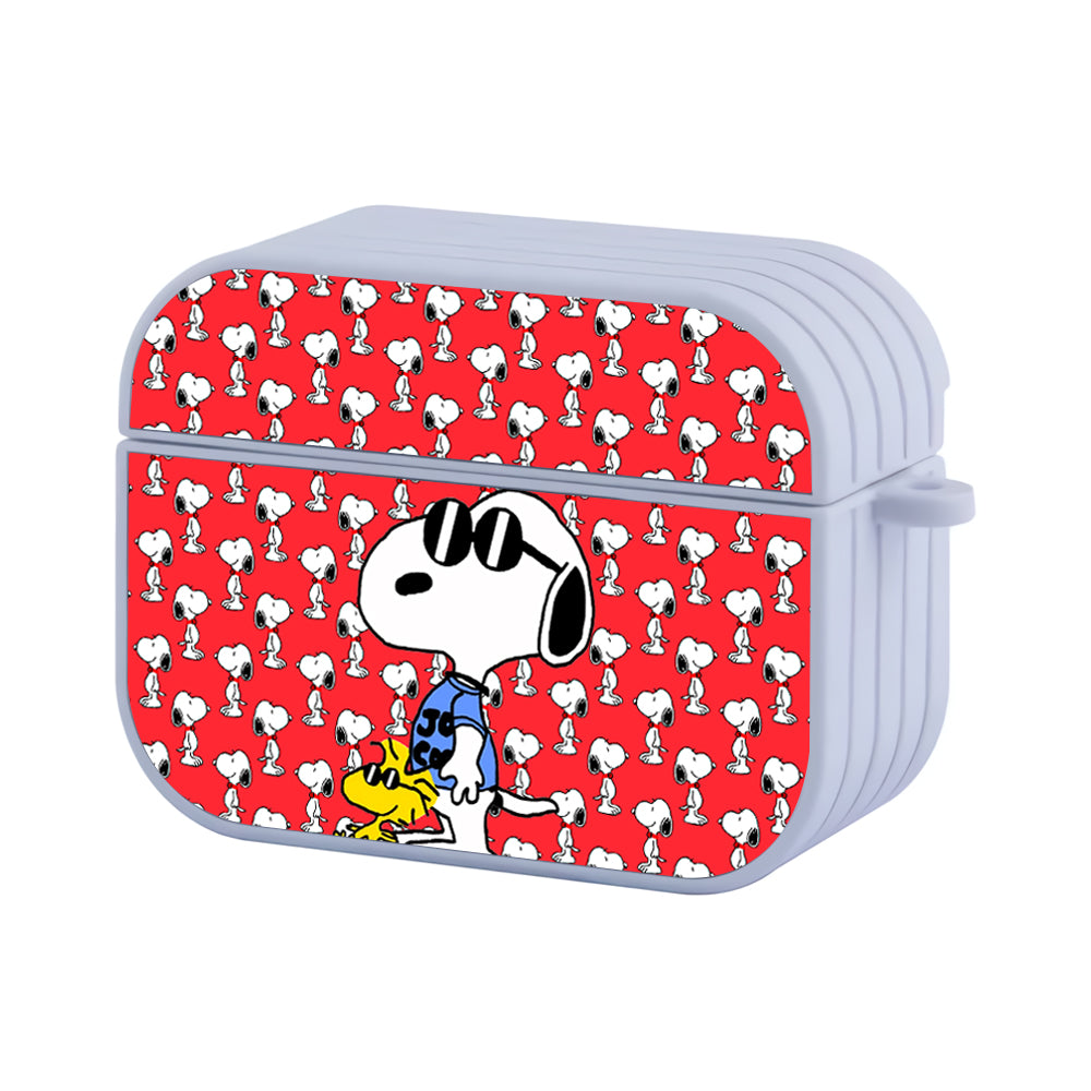 Snoopy And Woodstock Cool Hard Plastic Case Cover For Apple Airpods Pro