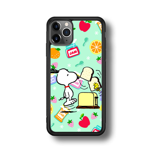 Snoopy And Woodstock Morning Breakfast iPhone 11 Pro Max Case