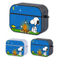 Snoopy And Woodstock Night Camping Hard Plastic Case Cover For Apple Airpods Pro