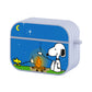 Snoopy And Woodstock Night Camping Hard Plastic Case Cover For Apple Airpods Pro