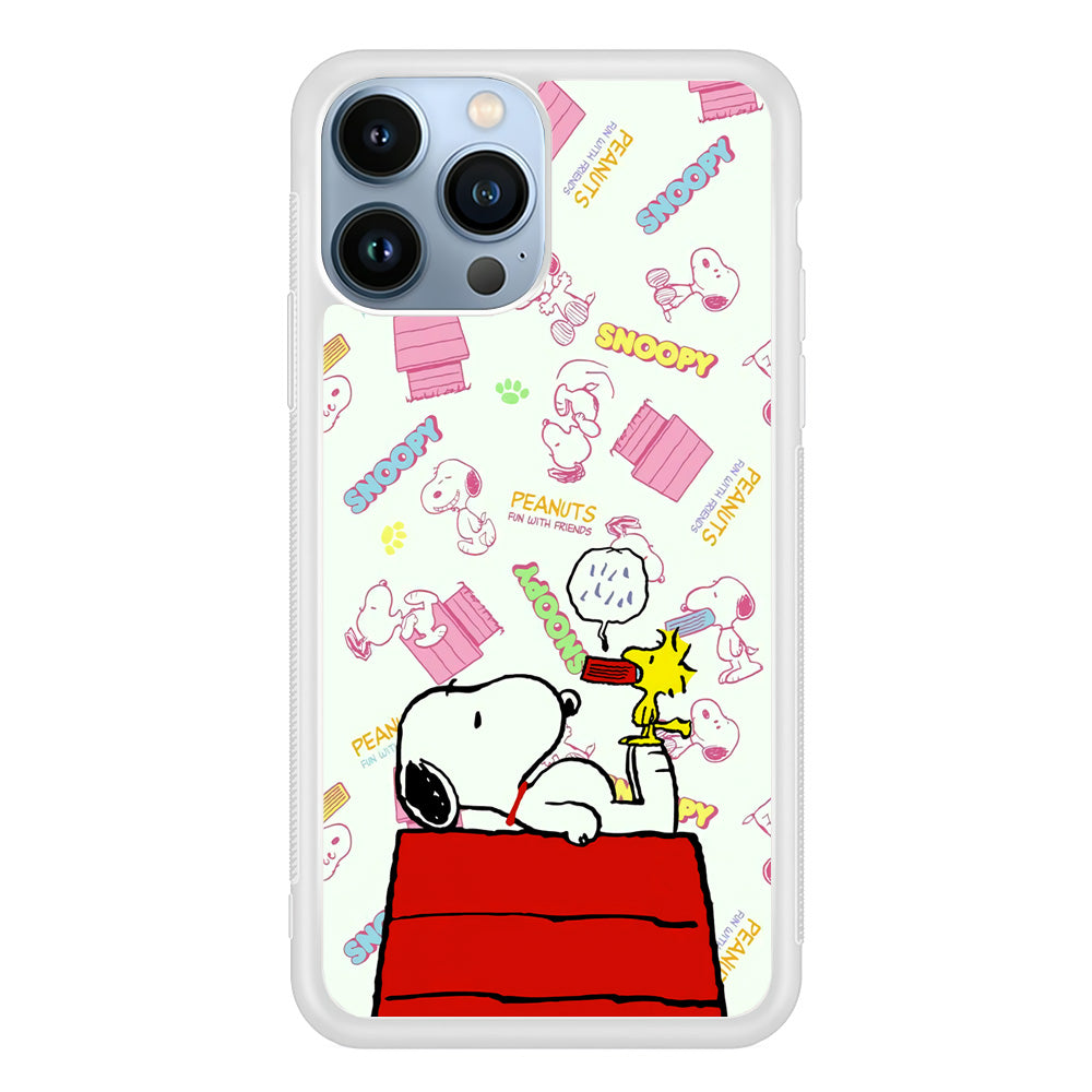 Snoopy Comfort Together iPhone 15 Pro Max Case