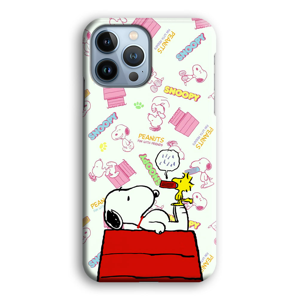 Snoopy Comfort Together iPhone 15 Pro Case