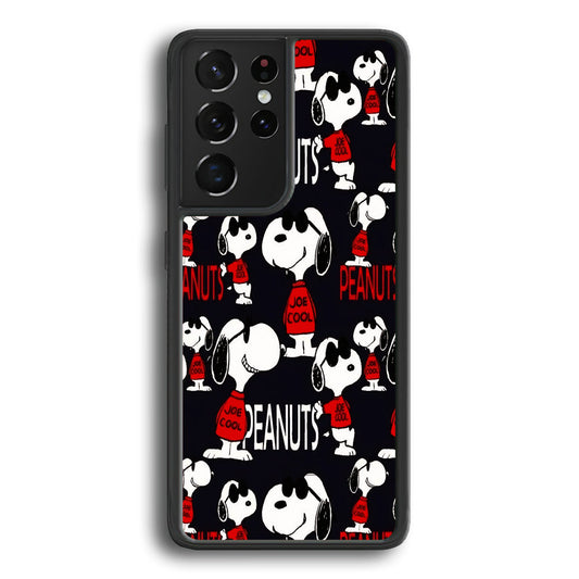 Snoopy Cool Peanuts Sweater Samsung Galaxy S22 Ultra Case - Ezzystore