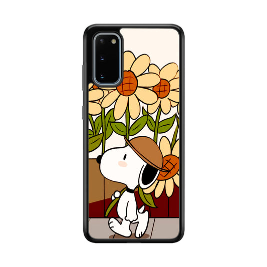 Snoopy Flower Farmer Style Samsung Galaxy S20 Case