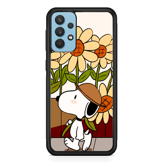 Snoopy Flower Farmer Style Samsung Galaxy A32 Case