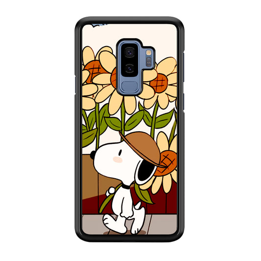 Snoopy Flower Farmer Style Samsung Galaxy S9 Plus Case