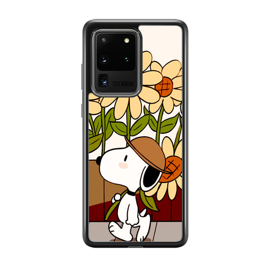 Snoopy Flower Farmer Style Samsung Galaxy S20 Ultra Case