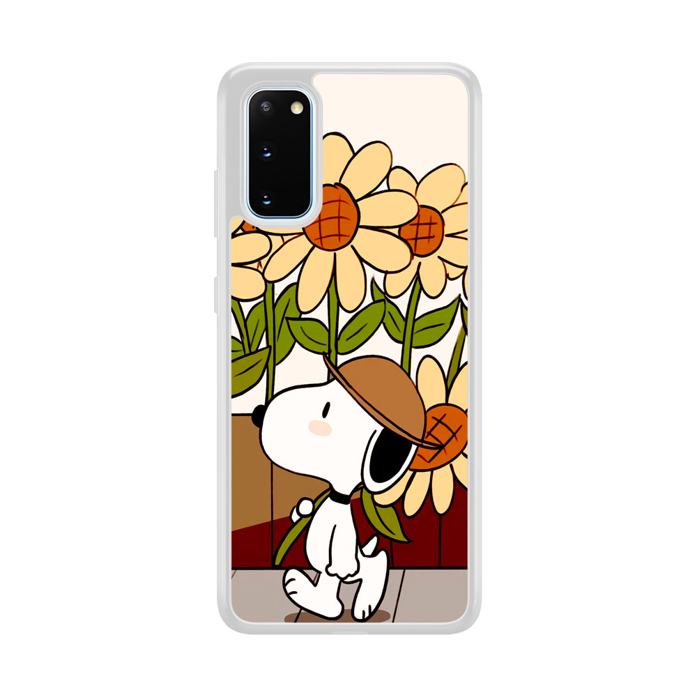 Snoopy Flower Farmer Style Samsung Galaxy S20 Case