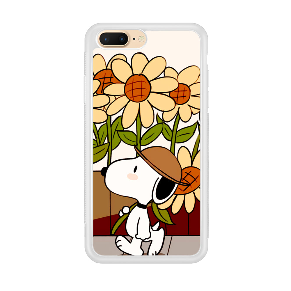 Snoopy Flower Farmer Style iPhone 8 Plus Case