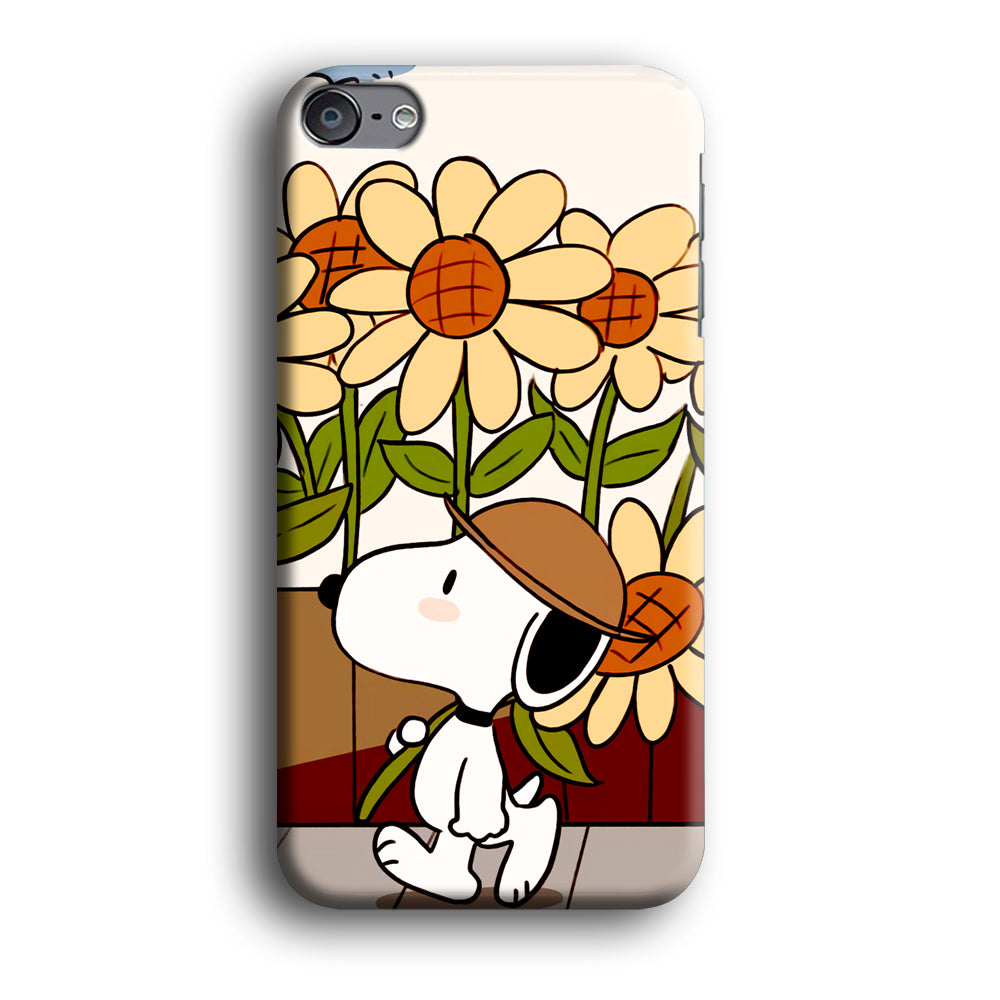 Snoopy Flower Farmer Style iPod Touch 6 Case