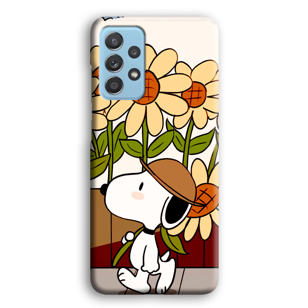 Snoopy Flower Farmer Style Samsung Galaxy A52 Case