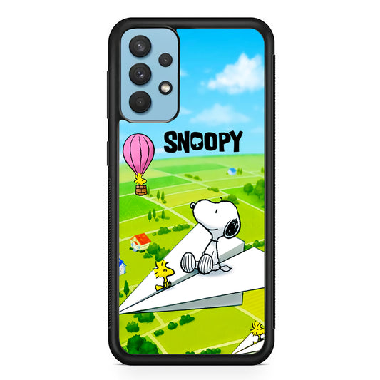 Snoopy Flying Moments With Woodstock Samsung Galaxy A32 Case