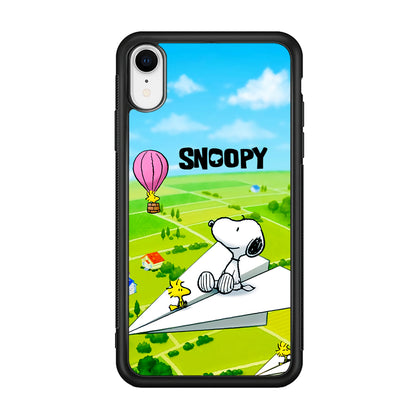 Snoopy Flying Moments With Woodstock iPhone XR Case