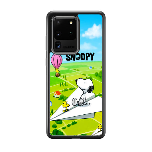 Snoopy Flying Moments With Woodstock Samsung Galaxy S20 Ultra Case